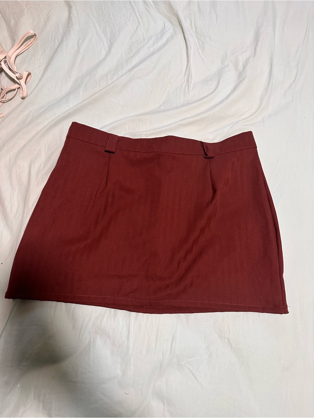 Forplay Wine Red Mini Skirt